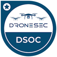 Dronesec DSOC accreditation badge